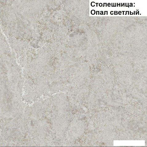 Кухня Интерлиния Мила Матте 1.9 Б (белый/мята/опал светлый)