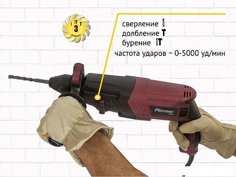 Перфоратор Pioneer RH-M900-01C