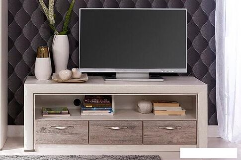 Тумба Anrex Olivia RTV 3S Вудлайн Кремовый/Дуб Анакона