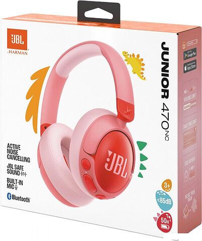 Наушники JBL Junior 470NC (розовый)
