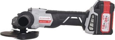 Угловая шлифмашина Интерскол УШМ-125/36В 816.2.2.70 (с 2-мя АКБ)