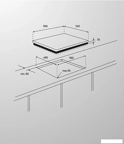 Варочная панель Simfer H60V41M525