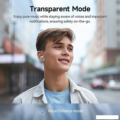 Наушники QCY MeloBuds N50 (белый)