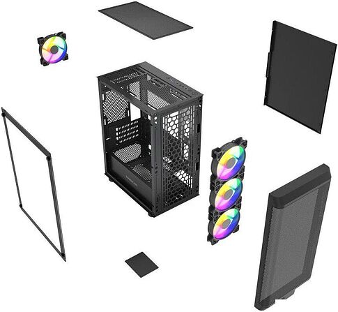 Корпус Powercase Mistral Micro EM22 CMMEM22B-L4