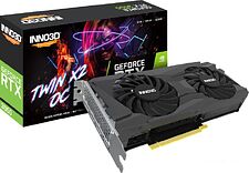 Видеокарта Inno3D GeForce RTX 3050 Twin X2 OC N30502-08D6X-11902130 Видеокарта Inno3D GeForce RTX 3050 Twin X2 OC N30502-08D6X-11902130