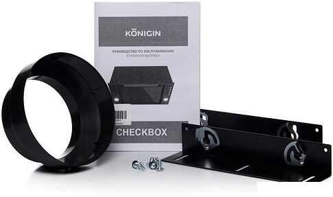 Кухонная вытяжка Konigin Checkbox 60 (черный)