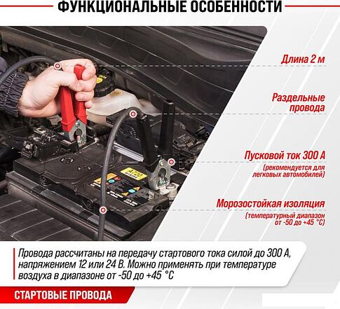 Пусковые провода Skyway S03701002S03701002