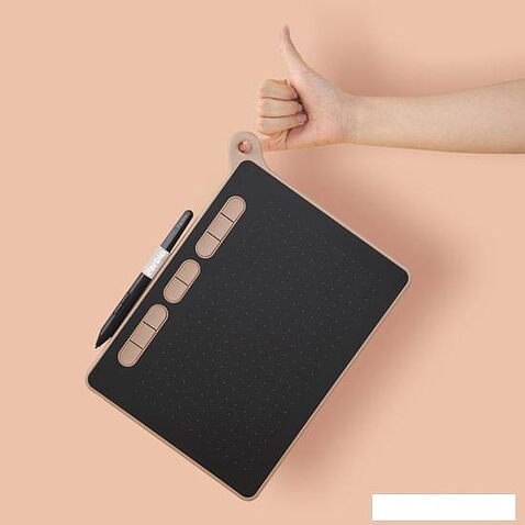 Графический планшет Parblo Ninos M (розовый)