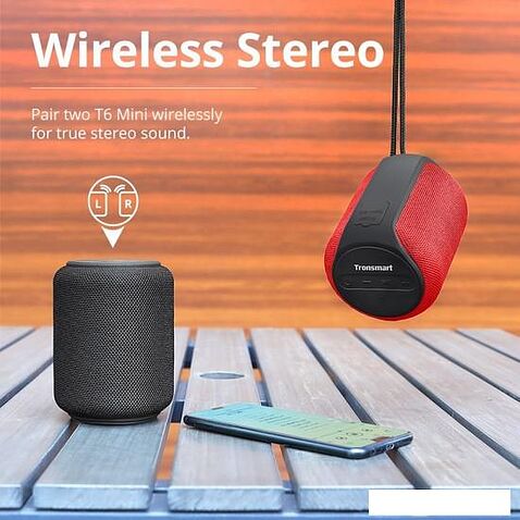 Беспроводная колонка Tronsmart T6 Mini (красный)