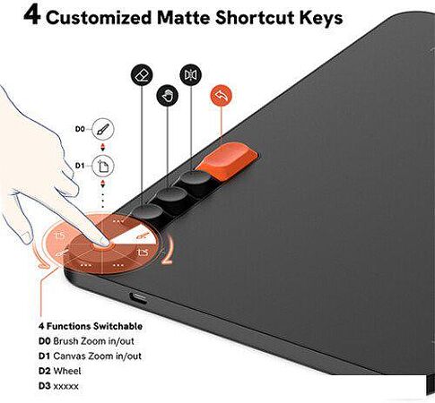 Графический планшет Veikk Voila L V01060