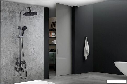 Душевая система  PLstart PL2403-7 (черный)