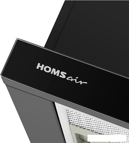 Кухонная вытяжка HOMSair Flat 60 Glass (черный)