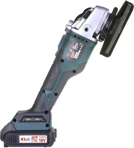 Угловая шлифмашина KLPRO KLAT18BS-20 (с 2-мя АКБ, кейс)