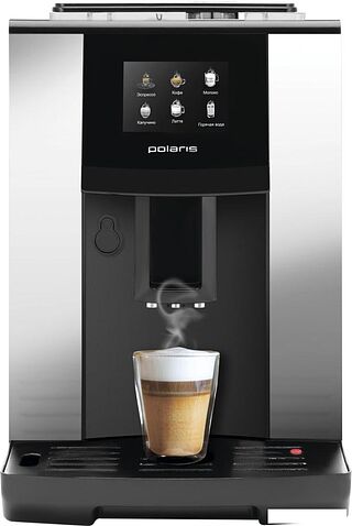Эспрессо кофемашина Polaris PACM 2065AC (черный/серебристый)