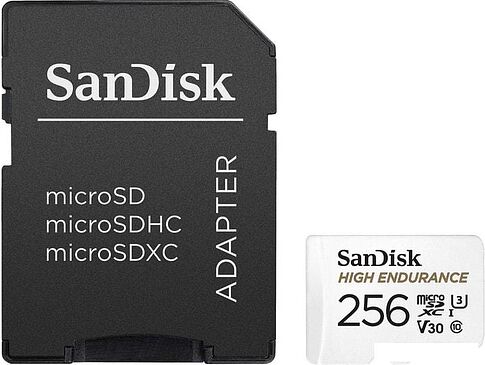 Карта памяти SanDisk High Endurance microSDXC SDSQQNR-256G-GN6IA 256GB