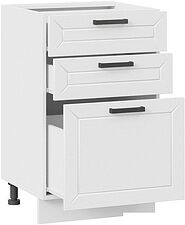 Шкаф напольный Трия Лорас 1Н5Я3 (белый/холст белый) Шкаф напольный Трия Лорас 1Н5Я3 (белый/холст белый)