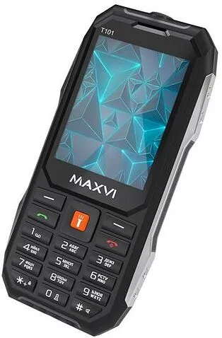 Кнопочный телефон Maxvi T101 (черный)