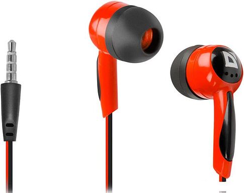 Наушники Defender Basic 604 (красный) [63605]