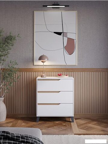 Комод ЭлиГард Eyva 3S (белый)