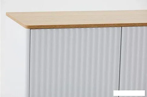 Комод Shtabe Royal 5051 эко (белый/дуб сантана/черный)