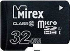 Карта памяти Mirex microSDHC UHS-I (Class 10) 32GB [13612-MCSUHS32]