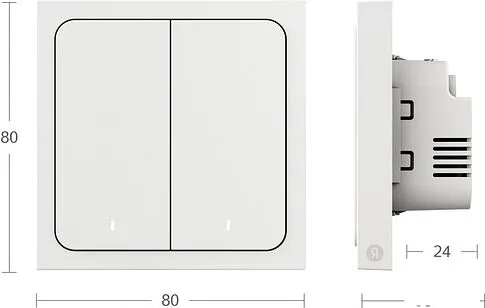 Выключатель Яндекс YNDX-00532 (2 клавиши)