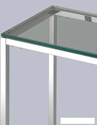 Консольный стол Stool Group Таун 115x30 ECST-022 (прозрачное стекло/сталь серебристый)