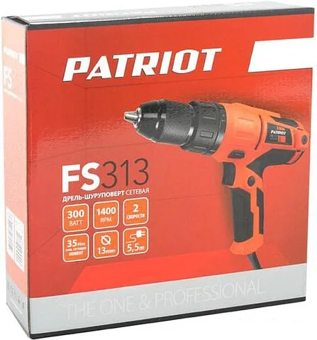 Дрель-шуруповерт Patriot FS 313