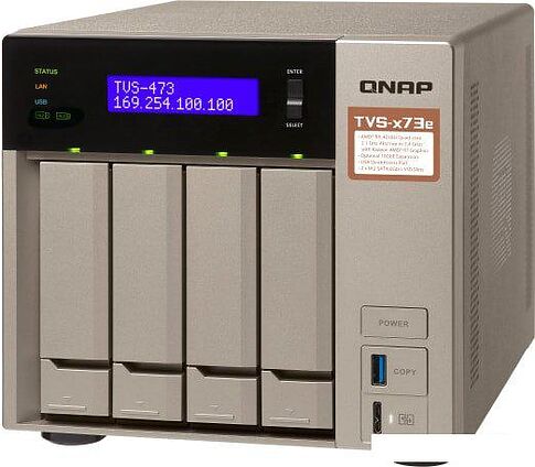 Сетевой накопитель QNAP TVS-473E-8G