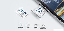Карта памяти Samsung EVO Plus 2024 microSDXC 256GB (с адаптером) Карта памяти Samsung EVO Plus 2024 microSDXC 256GB (с адаптером)