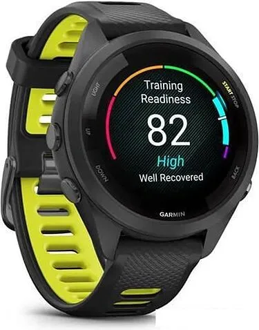 Умные часы Garmin Forerunner 265S 42 мм (черный/желтый)