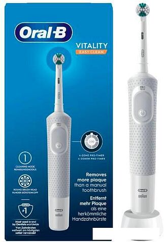 Электрическая зубная щетка Oral-B Vitality Easy Clean (белый)