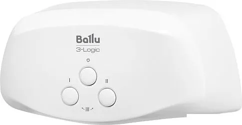 Проточный электрический водонагреватель кран+душ Ballu 3-Logic TS 6.5 кВт (кран+душ)