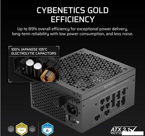 Блок питания Corsair RM850x Shift CP-9020299-EU