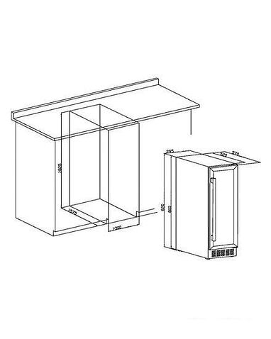 Винный шкаф MAUNFELD MBWC-56D17