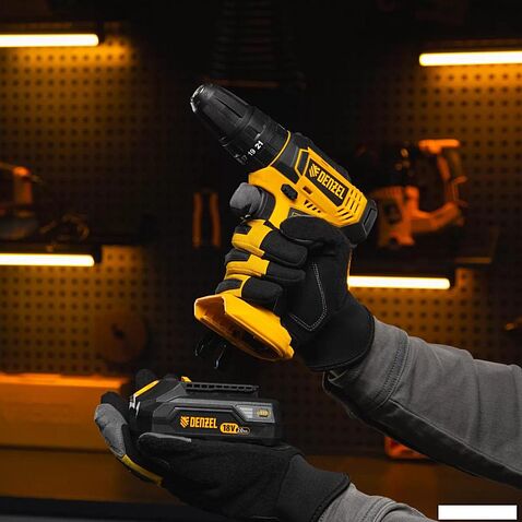 Ударная дрель-шуруповерт Denzel CID-18-0 26136 (без АКБ)