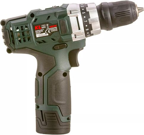 Дрель-шуруповерт KLPRO KLNM1020 (с 2-мя АКБ, кейс)