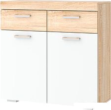 Комод Памир Соната ТС-900 (дуб сонома/белый глянец)