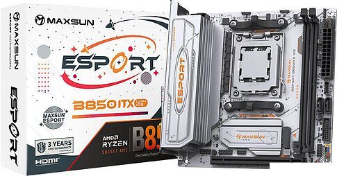 Материнская плата Maxsun eSport B850ITX WiFi Ice