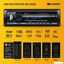 USB-магнитола Swat WX-509D USB-магнитола Swat WX-509D