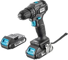 Дрель-шуруповерт Tesla TCD12BL 834528 (с 2-мя АКБ, кейс) Дрель-шуруповерт Tesla TCD12BL 834528 (с 2-мя АКБ, кейс)