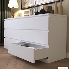 Комод Mio Tesoro Varma Prime 6D (белый)