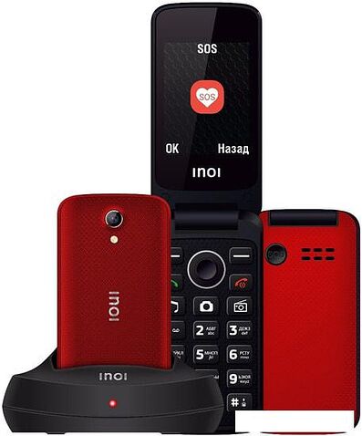 Мобильный телефон Inoi 247B (красный)