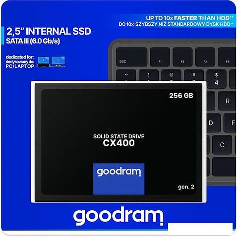 SSD GOODRAM CX400 gen.2 256GB SSDPR-CX400-256-G2