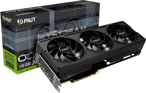 Видеокарта Palit GeForce RTX 4070 Ti Super JetStream OC 16GB NED47TSS19T2-1043J