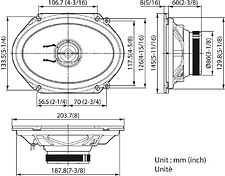 Коаксиальная АС Kenwood KFC-PS6896C