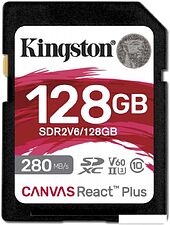 Карта памяти Kingston Canvas React Plus V60 SDXC 128GB