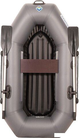 Гребная лодка Лоцман Гребная стандарт ЛС-200 ВНД (серый)