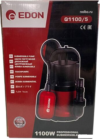 Дренажный насос Edon Q1100/5