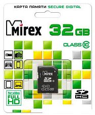 Карта памяти Mirex SDHC (Class 10) 32GB (13611-SD10CD32)
